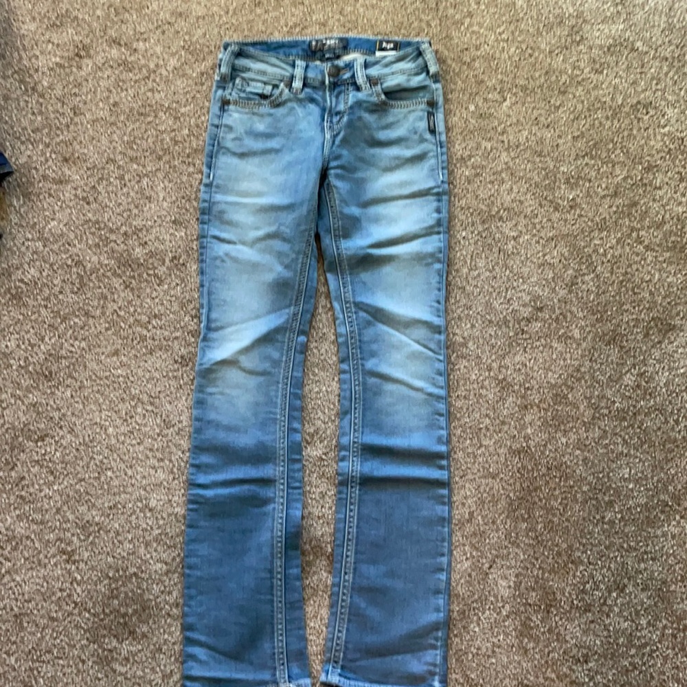 Slim boot jeans soft material